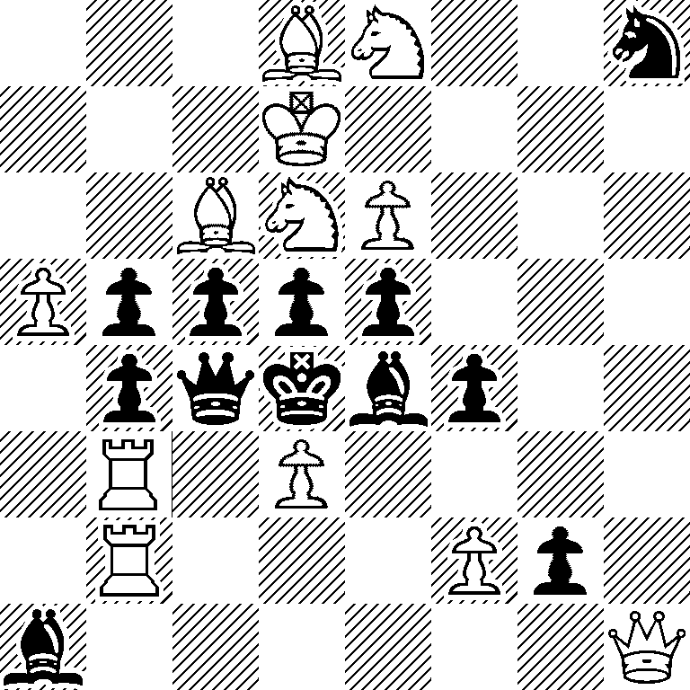 3BN2n/3K4/2BNP3/Ppppp3/1pqkbp2/1R1P4/1R3Pp1/b6Q