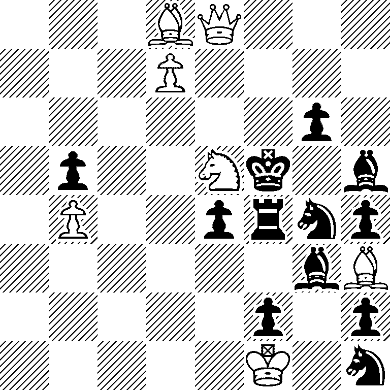 3BQ3/3P4/6p1/1p2Nk1b/1P2prnp/6bB/5p1p/5K1n