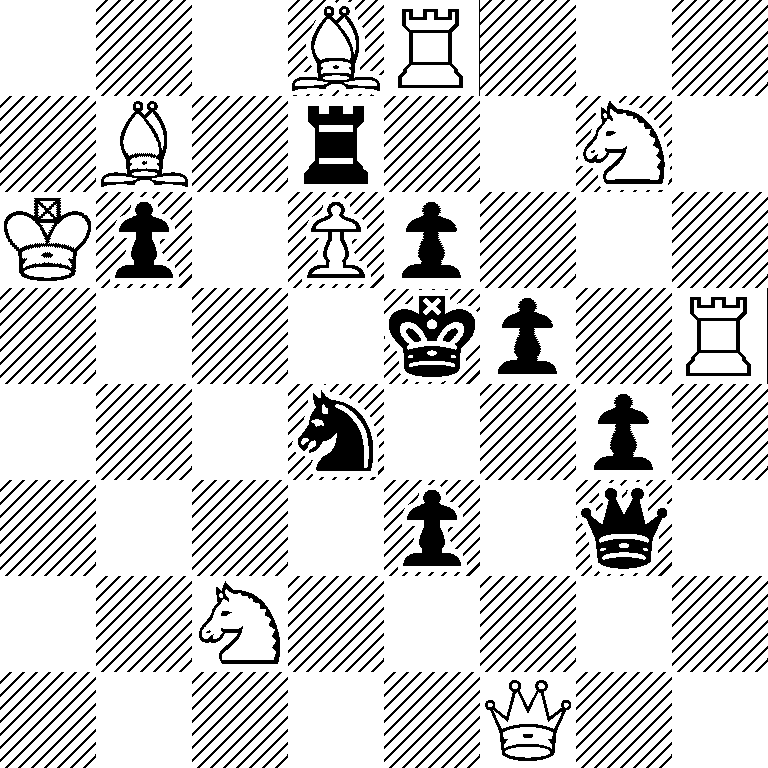 3BR3/1B1r2N1/Kp1Pp3/4kp1R/3n2p1/4p1q1/2N5/5Q2
