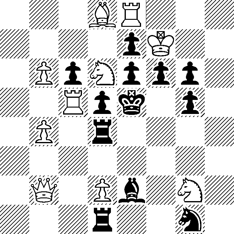 3BR3/4pK2/1PpNppp1/2Rpk1p1/1P1r4/8/1Q1Pb1N1/3r2n1