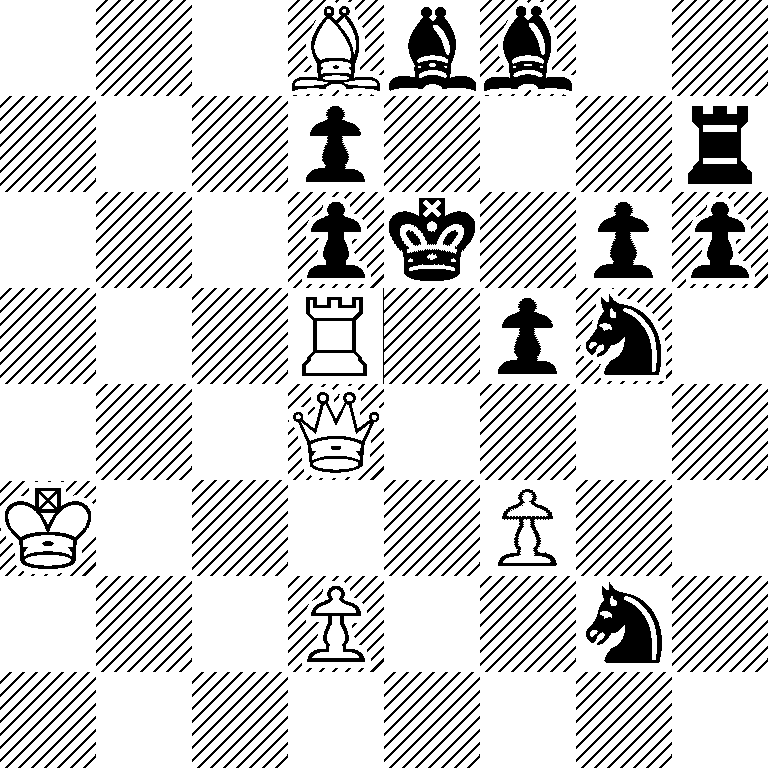 3Bbb2/3p3r/3pk1pp/3R1pn1/3Q4/K4P2/3P2n1/8