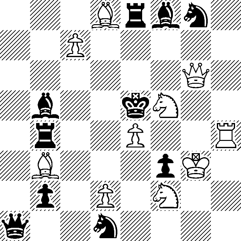 3Brbn1/2P5/6Q1/1b2kN2/1r2P2R/1B3pK1/1p1P1N2/q2n4