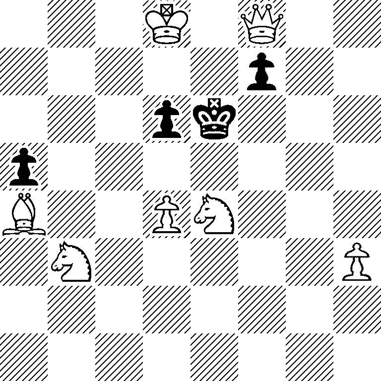 3K1Q2/5p2/3pk3/p7/B2PN3/1N5P/8/8