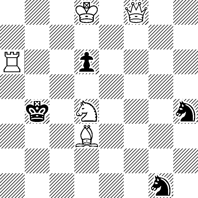 3K1Q2/8/R2p4/8/1k1N3n/3B4/8/6n1