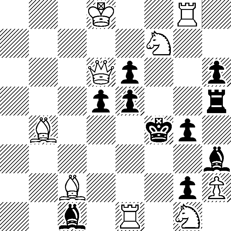 3K2R1/5N2/3Qp2p/3pp2r/1B3kp1/7b/2B3pP/2b1R1N1