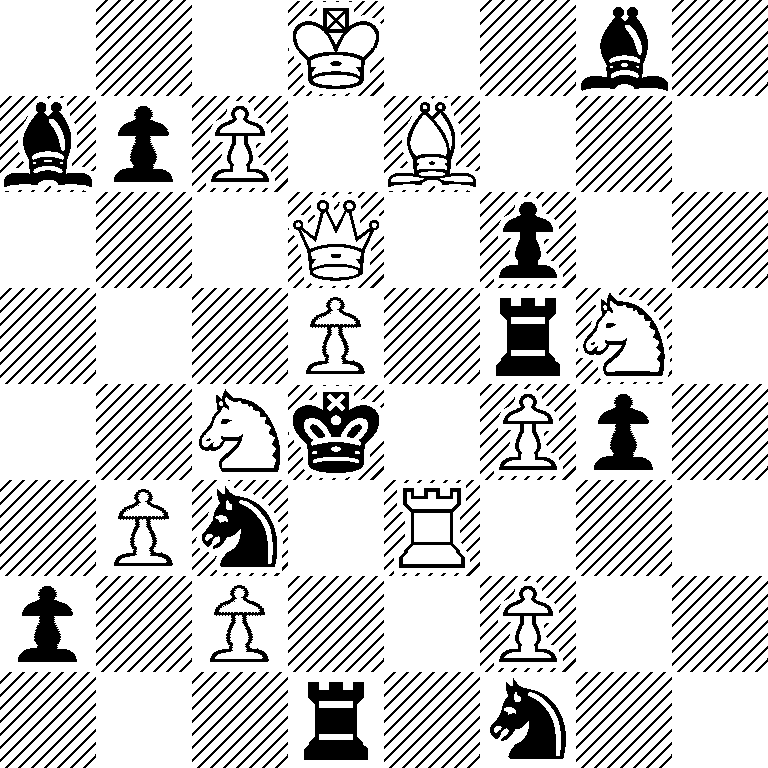 3K2b1/bpP1B3/3Q1p2/3P1rN1/2Nk1Pp1/1Pn1R3/p1P2P2/3r1n2