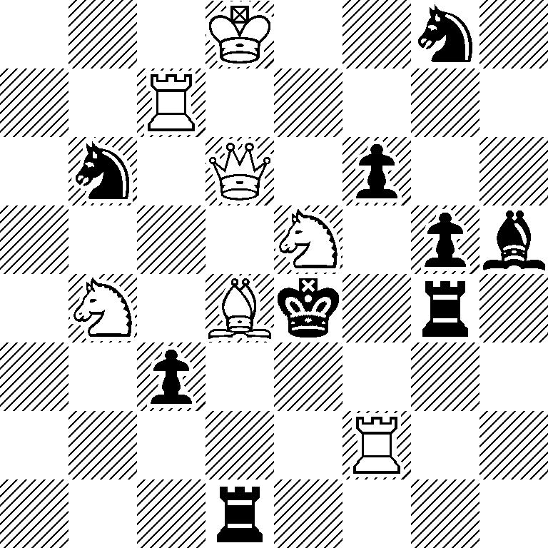 3K2n1/2R5/1n1Q1p2/4N1pb/1N1Bk1r1/2p5/5R2/3r4