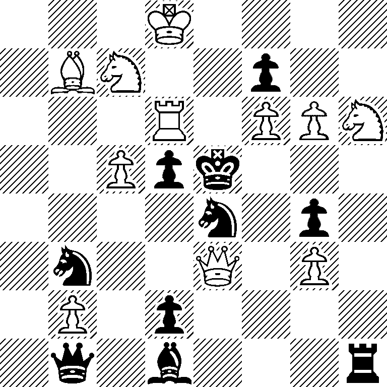 3K4/1BN2p2/3R1PPN/2Ppk3/4n1p1/1n2Q1P1/1P1p4/1q1b3r