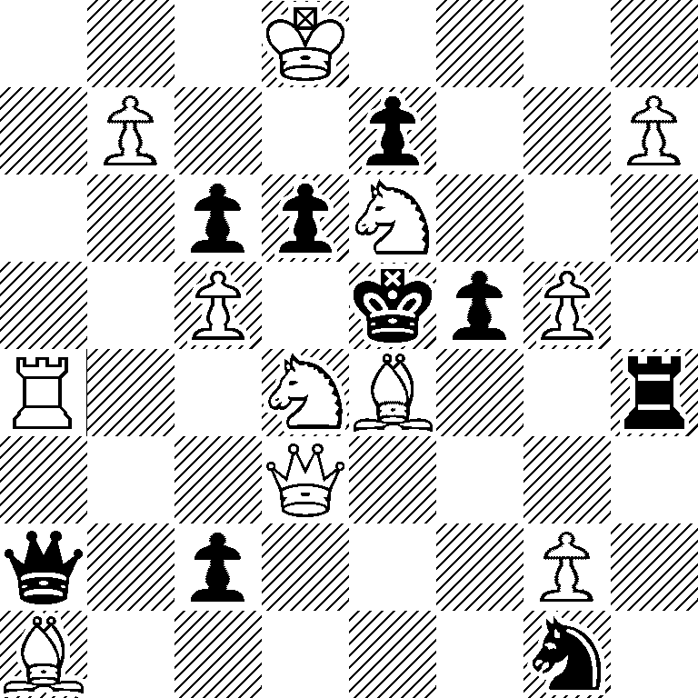 3K4/1P2p2P/2ppN3/2P1kpP1/R2NB2r/3Q4/q1p3P1/B5n1