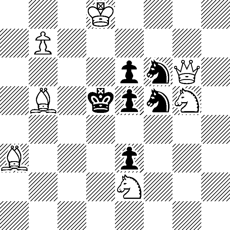 3K4/1P6/4pnQ1/1B1kpnN1/8/B3p3/4N3/8