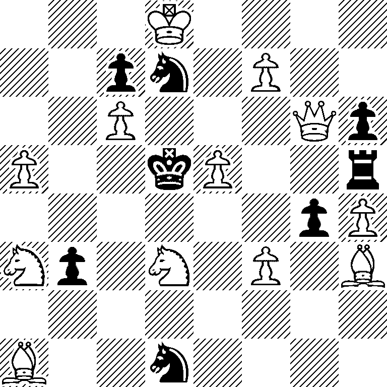 3K4/2pn1P2/2P3Qp/P2kP2r/6pP/Np1N1P1B/8/B2n4