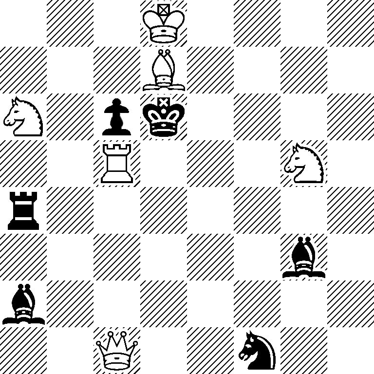 3K4/3B4/N1pk4/2R3N1/r7/6b1/b7/2Q2n2