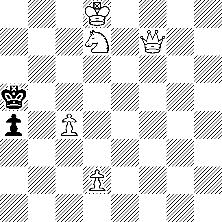 3K4/3N1Q2/8/k7/p1P5/8/3P4/8