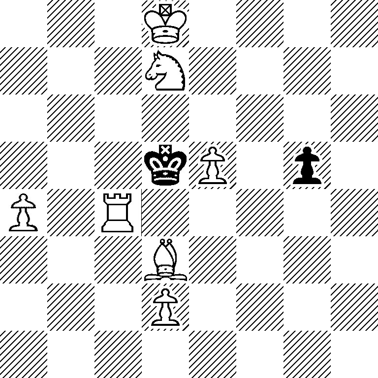 3K4/3N4/8/3kP1p1/P1R5/3B4/3P4/8