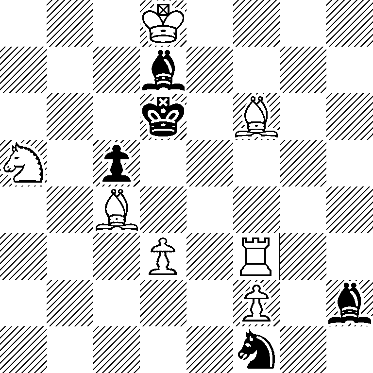 3K4/3b4/3k1B2/N1p5/2B5/3P1R2/5P1b/5n2