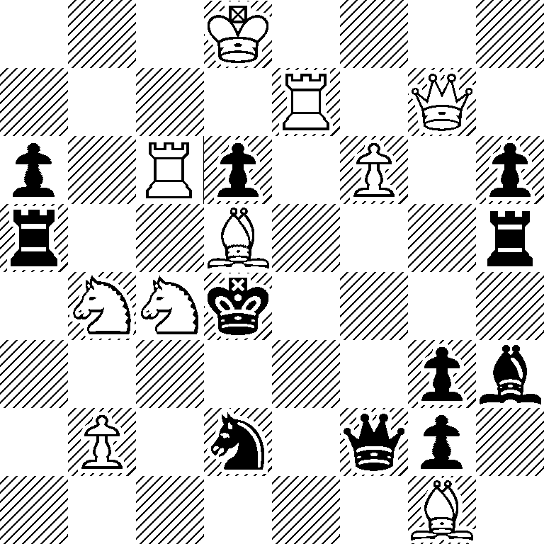 3K4/4R1Q1/p1Rp1P1p/r2B3r/1NNk4/6pb/1P1n1qp1/6B1