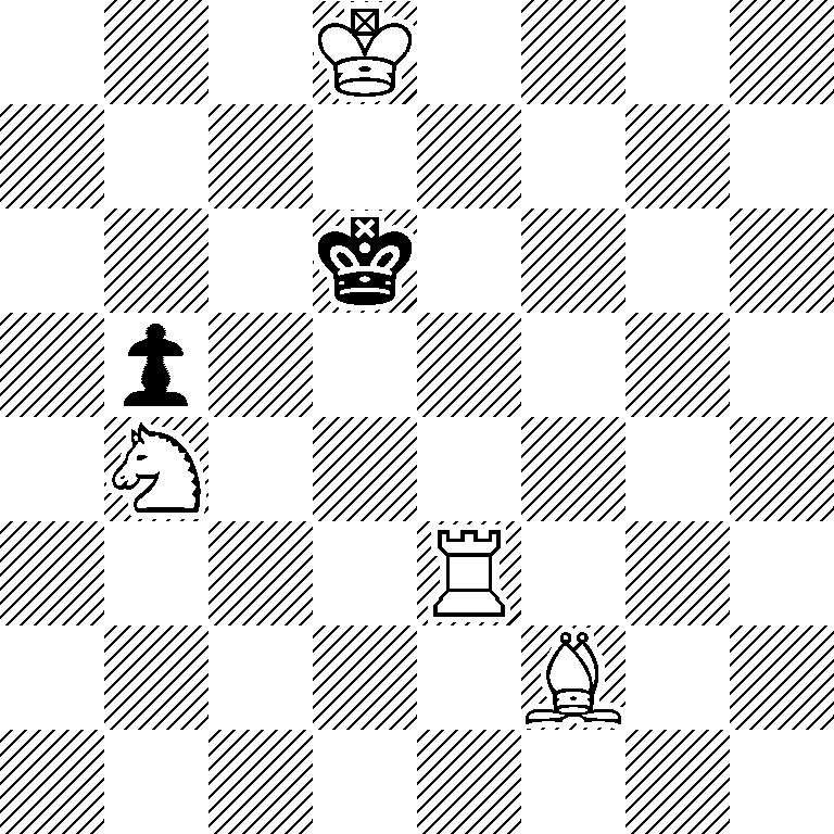 3K4/8/3k4/1p6/1N6/4R3/5B2/8