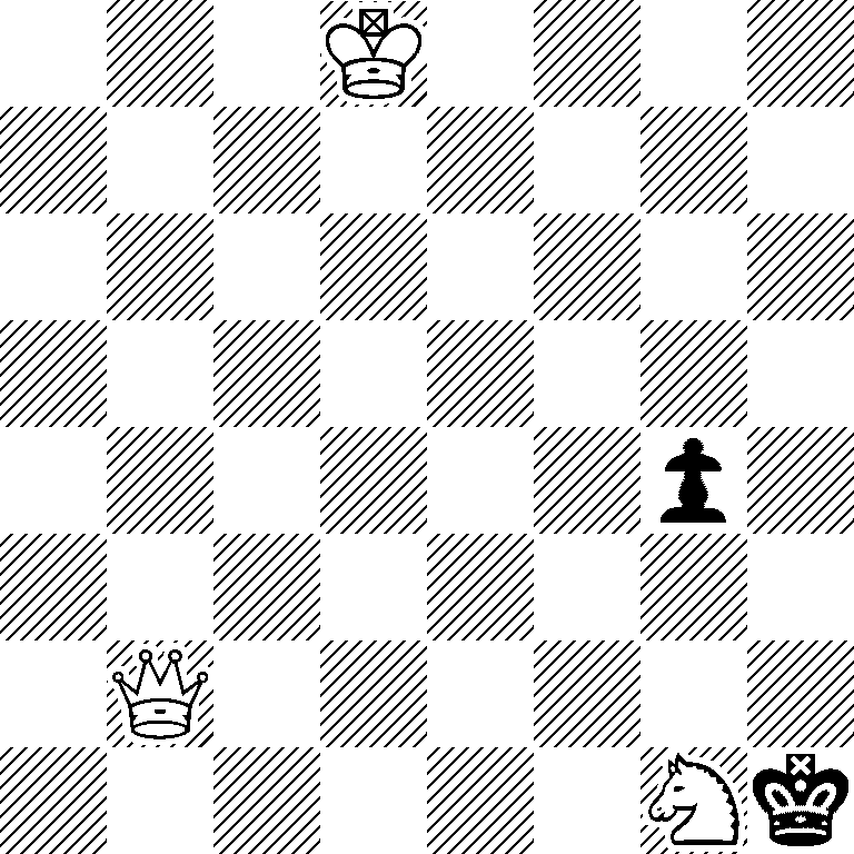 3K4/8/8/8/6p1/8/1Q6/6Nk