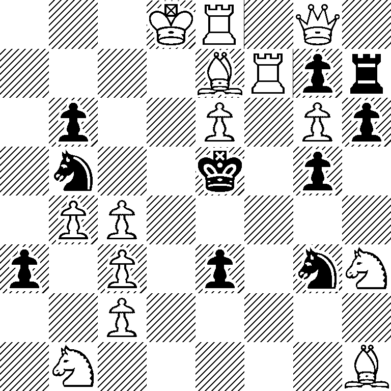 3KR1Q1/4BRpr/1p2P1Pp/1n2k1p1/1PP5/p1P1p1nN/2P5/1N5B