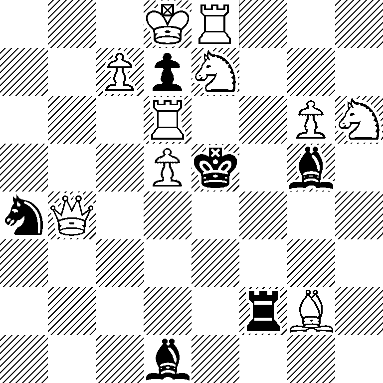3KR3/2PpN3/3R2PN/3Pk1b1/nQ6/8/5rB1/3b4
