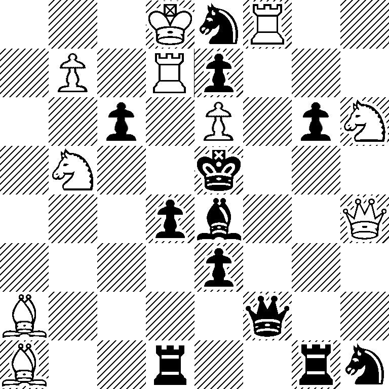 3KnR2/1P1Rp3/2p1P1pN/1N2k3/3pb2Q/4p3/B4q2/B2r2rn