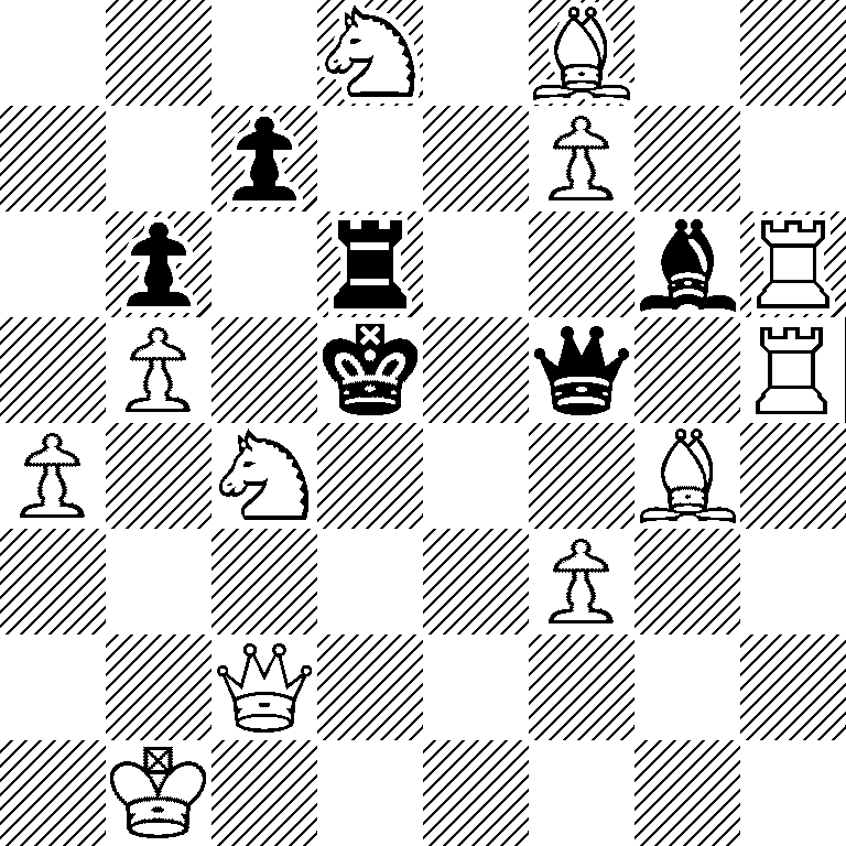 3N1B2/2p2P2/1p1r2bR/1P1k1q1R/P1N3B1/5P2/2Q5/1K6
