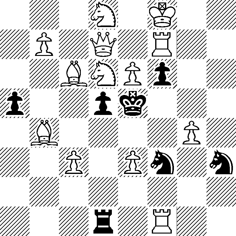 3N1K2/1P1Q1R2/2BNPp2/p2pk3/1B4P1/2P1Pn1n/8/3r1R2