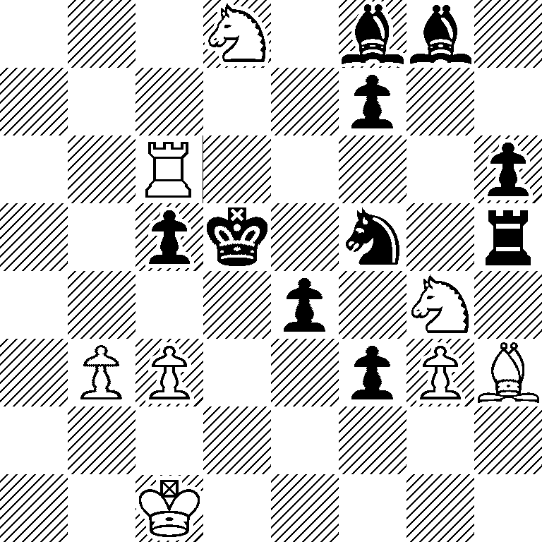 3N1bb1/5p2/2R4p/2pk1n1r/4p1N1/1PP2pPB/8/2K5