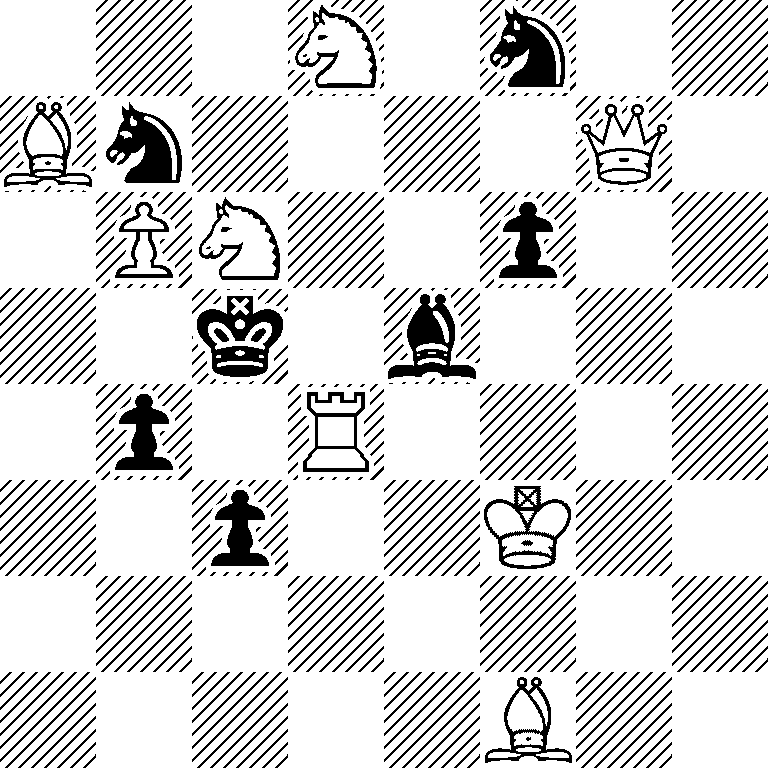 3N1n2/Bn4Q1/1PN2p2/2k1b3/1p1R4/2p2K2/8/5B2