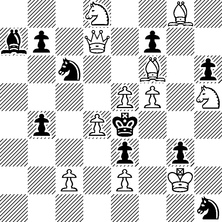 3N2B1/bp1Q1p2/2n2B1p/4PP1N/1p1Pk3/4p1p1/2P1P1K1/7n