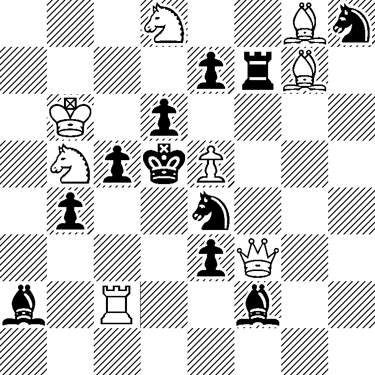 3N2Bn/4prB1/1K1p4/1NpkP3/1p2n3/4pQ2/b1R2b2/8