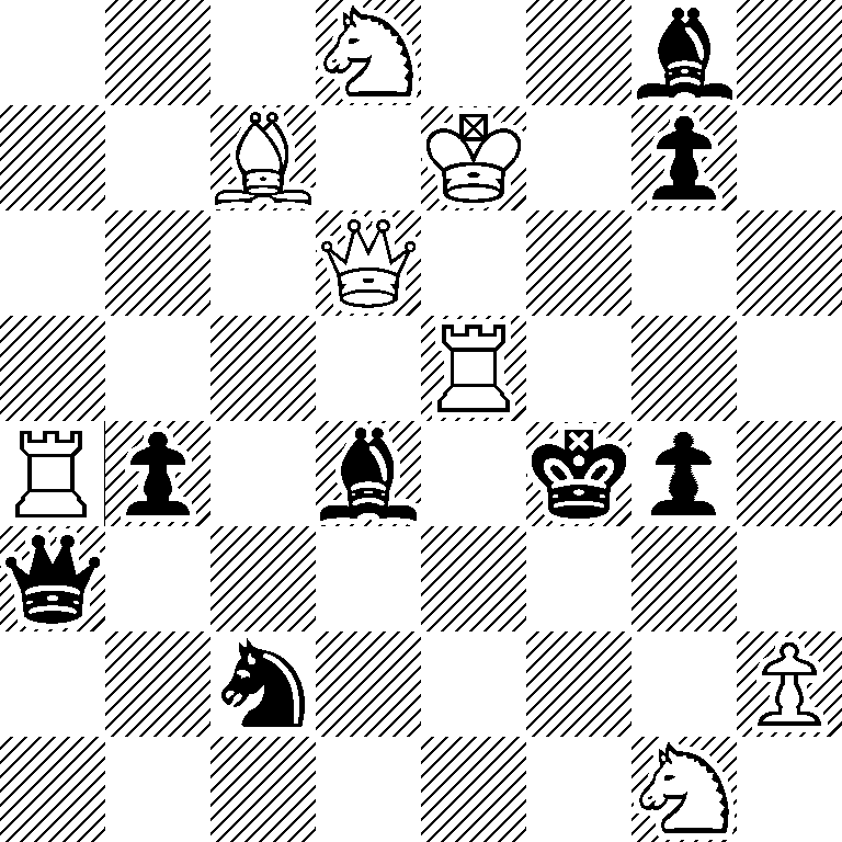 3N2b1/2B1K1p1/3Q4/4R3/Rp1b1kp1/q7/2n4P/6N1