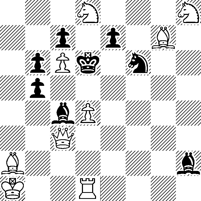 3N3N/2p1p1B1/1pPk1n2/1p6/2bP4/2Q5/B6b/K2R4