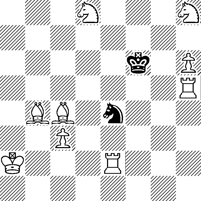 3N3N/8/5k1P/7R/1BB1n3/2P5/K3R3/8