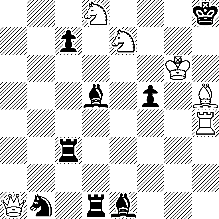 3N3k/2p1N3/6K1/3b1p1B/7R/2r5/8/Qn1rb3