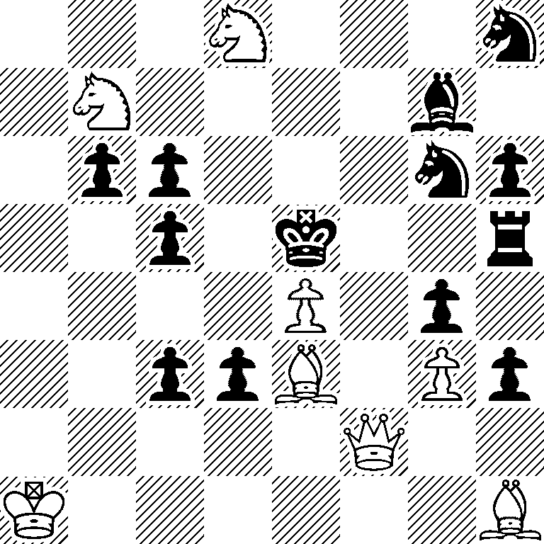 3N3n/1N4b1/1pp3np/2p1k2r/4P1p1/2ppB1Pp/5Q2/K6B
