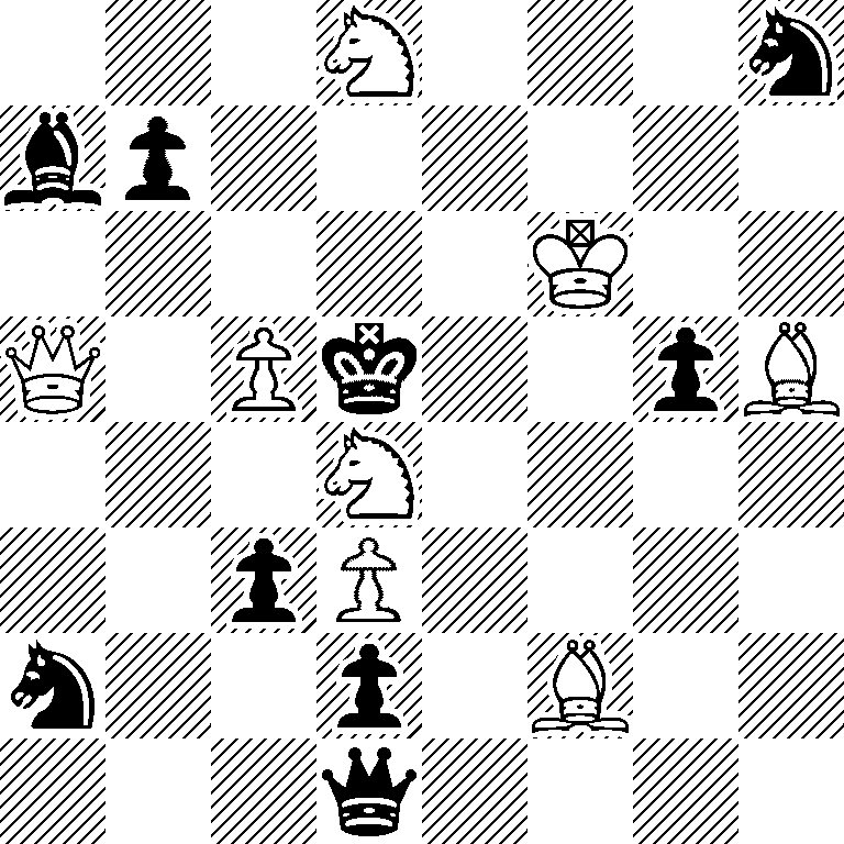 3N3n/bp6/5K2/Q1Pk2pB/3N4/2pP4/n2p1B2/3q4