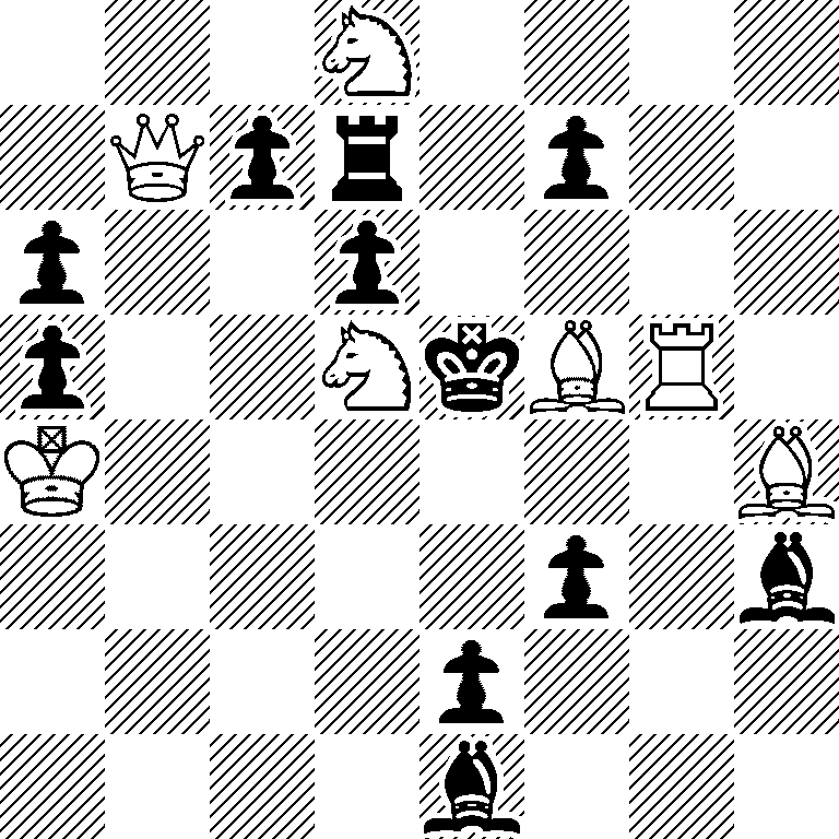 3N4/1Qpr1p2/p2p4/p2NkBR1/K6B/5p1b/4p3/4b3