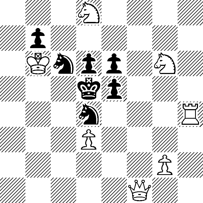 3N4/1p6/1Knpp1N1/3kp3/3n3R/3P4/6P1/5Q2