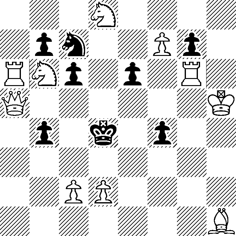 3N4/1pn2Pp1/RNp1p1R1/Q6K/1p1k1p2/8/2PP4/7B