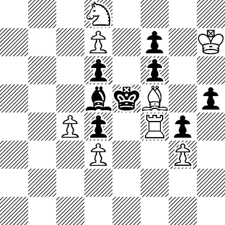 3N4/3P1p1K/3p1p2/3bkB1p/2Pp1Rp1/3P2P1/8/8