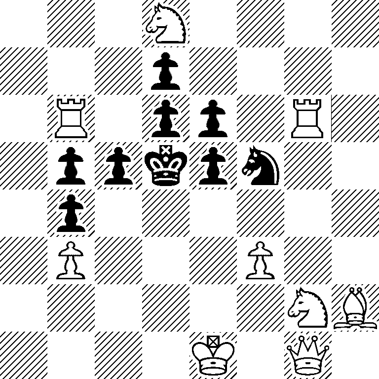 3N4/3p4/1R1pp1R1/1ppkpn2/1p6/1P3P2/6NB/4K1Q1