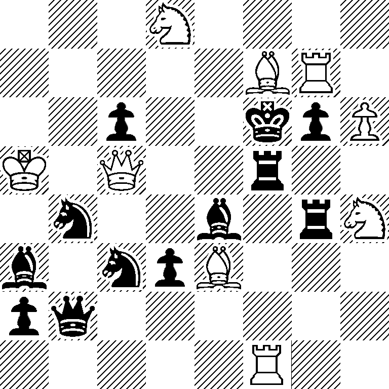 3N4/5BR1/2p2kpP/K1Q2r2/1n2b1rN/b1npB3/pq6/5R2