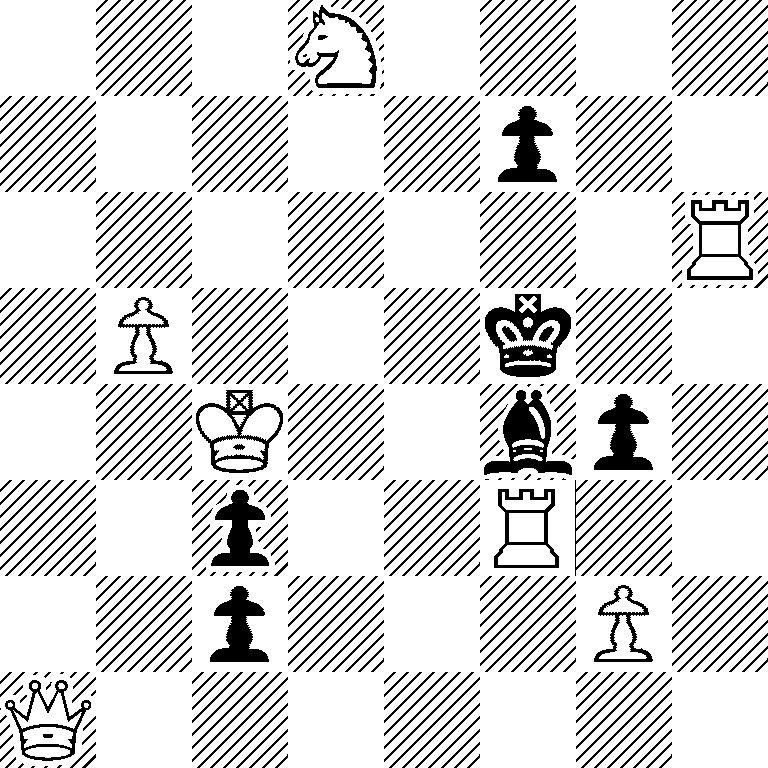 3N4/5p2/7R/1P3k2/2K2bp1/2p2R2/2p3P1/Q7