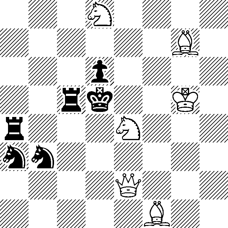3N4/6B1/3p4/2rk2K1/r3N3/nn6/4Q3/5B2