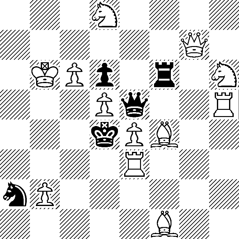 3N4/6Q1/1KPp1r1N/3Pq2R/3kPB2/4R3/nP6/5B2