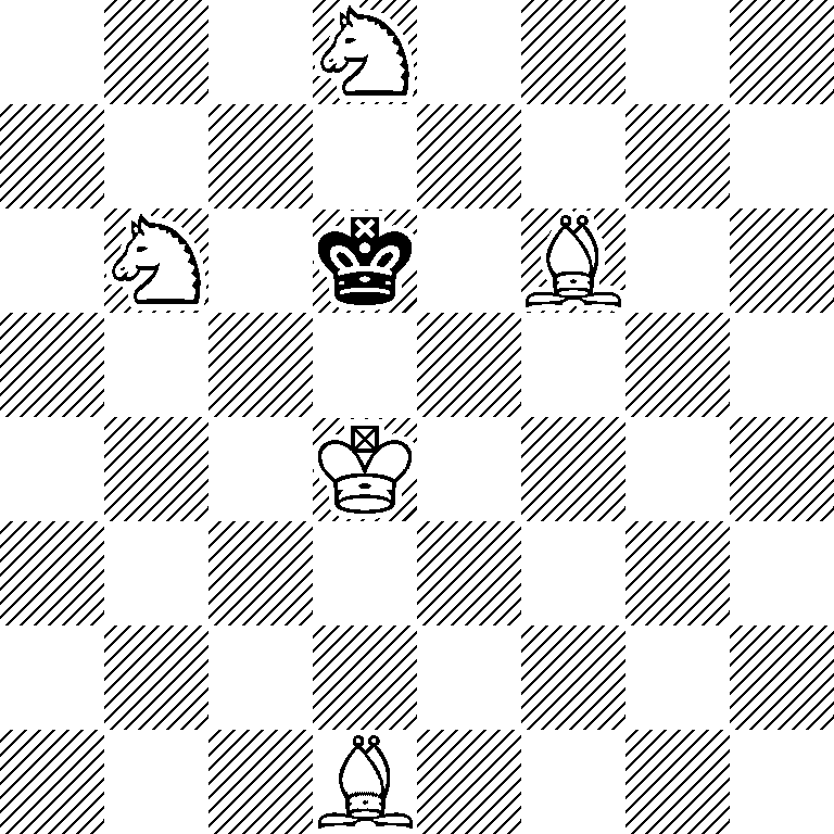 3N4/8/1N1k1B2/8/3K4/8/8/3B4