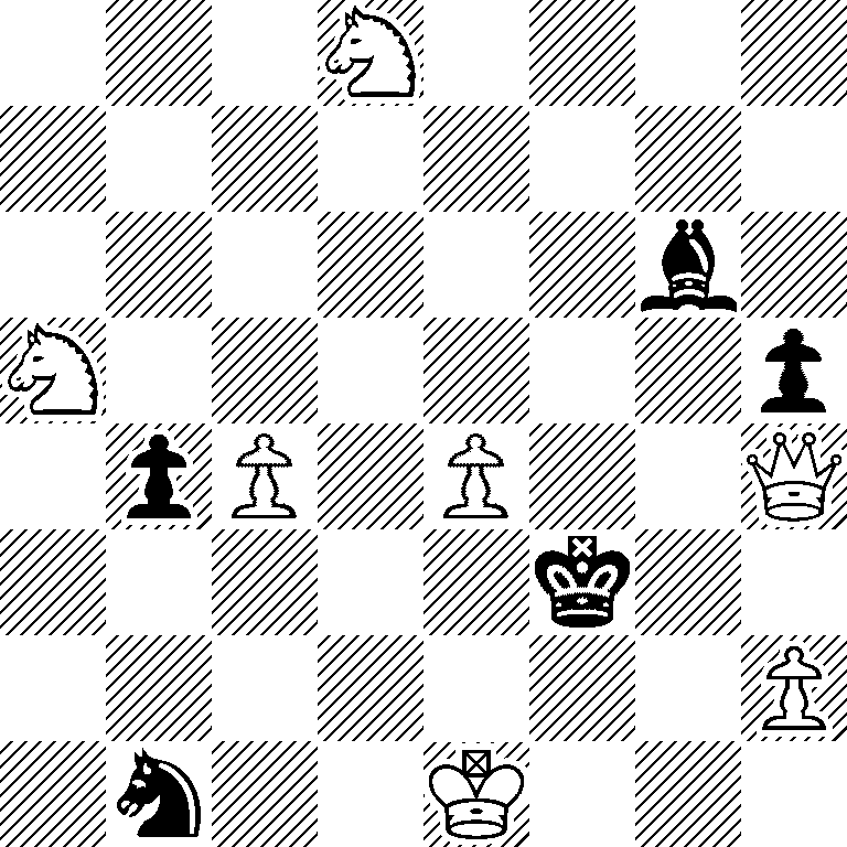 3N4/8/6b1/N6p/1pP1P2Q/5k2/7P/1n2K3