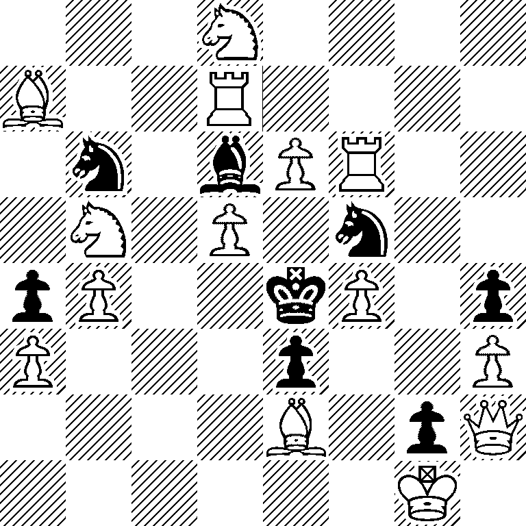 3N4/B2R4/1n1bPR2/1N1P1n2/pP2kP1p/P3p2P/4B1pQ/6K1