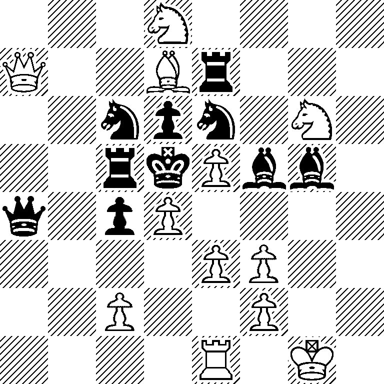 3N4/Q2Br3/2npn1N1/2rkPbb1/q1pP4/4PP2/2P2P2/4R1K1